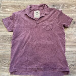 OAS Purple Terry Cotton Shirt